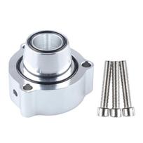 Aluminum Blow Off Valve Adaptor Spacer Kit 1.4 1.8 2.0 For TSI/TFSI Turbo Engines Blow Off Dump Valve Adapter Silver sidabras