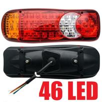 LED galinis žibintas 46 diodai 12V 24V