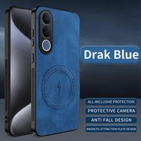 EUCAGR For vivo V70 FE/vivo V70FE Case Simple Stylish Magnetic Suction Luxury PU Leather Skin-friendly Anti-drop Back Cover vivo V70 FE ruda