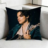 Harry Styles Harry House Pillow Case Square DoubleSided Sofa Cushion Cover Bedroom Bedside Pillow Gift 60cmx60cm(24x24Inch)