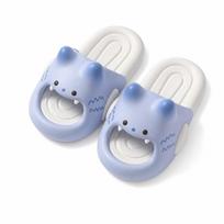 Waterproof Kitty Mules Anti Slip Ladies Slippers New Children's Cat Slippers  Home 32-33 mėlyna