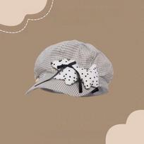 Cute Puppy Beret Hat Plaid Newsboy Hat Fashion Octagonal Cap  For Girls pilka