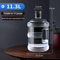 7.5L Household PC Mineral Water Dispenser: Large Empty Barrel for Purified Water 3L Thickened Transparent Regular