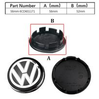 VW Polo Golf 4 5 4pcs 55mm 56mm 65mm Car Wheel Center Hub Caps Cover for VW Volkswagen Golf Polo Passat Touran GTI CC B5 B6 f35 Jetta accessories