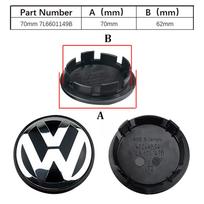 VW Polo Golf 4 5 4pcs 55mm 56mm 65mm Car Wheel Center Hub Caps Cover for VW Volkswagen Golf Polo Passat Touran GTI CC B5 B6 f35 Jetta accessories