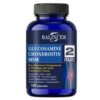 Balincer Gliukozaminas + Chondroitinas + MSM maisto papildas, Mobili-Flex kompleksas, 120 kaps. 120 Capsules