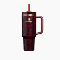 Stanley Quencher H2.0 FlowState puodelis 1,18 l Bordo nėriniai - Kelioninis puodelis, Korėjietiškas 1.18L black