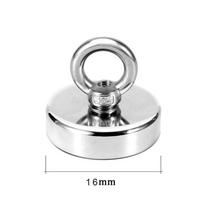 Super Magnet Stiprus Itin galingas neodimio magnetas N52 Iman Ima Magnetinis žvejybos magnetas Magnetti Neomidium Imans paieškos kabliukas