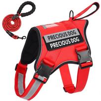 Dog Chest and Back Straps, Explosion-proof Reflective Strips, Dog Leashes, Anti-wandering Large Dog Leashes, Dog Walking Leashes L raudona