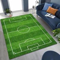 3D Futbolo Aikštės Kilimas Dydelis Neslystantis Žaidimų Kilimėlis Vaikams Futbolo Dekoras Svetainei Miegamajam Namų Įėjimo Kilimas Žalias Sofos Kilimėlis 120x160cm