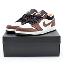 DC6991-200 Nike Air Jordan 1 Low SE Light Chocolate Mocha Black Sail (Men's) 12 black
