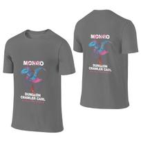 Mongo Dungeon Crawler Carl Minimalist Reversible Tshirt Lazy Vibe Faderesistant Cotton Tee M gray