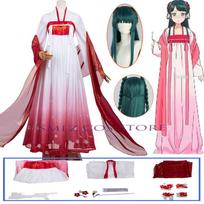 Season 2 Miss Maomao Cosplay Costume Anime The Apothecary Diaries Smlz Mao Mao Costume Wig Mistress Halloween Cosplay Outfit XXXL pink