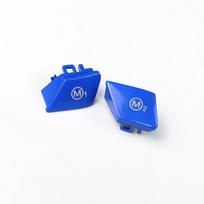 For BMW M1 M2 M3 M4 F15 F16 F30 F34 Interior Trim Sport Steering Wheel Switch Replace Button Cover Sticker Option 3 red