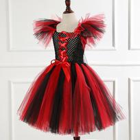 Mergaičių raganių tiulio suknelė Helovino Cosplay su skrybėle Kostiumas Karnavalo Suknelės Vaikų vakarėlio Cosplay suknelė Vaikų kostiumas 8-9Y black