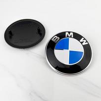 BMW M Emblem Car Hood & Trunk Emblem 82mm 74mm Compatible with E46 E36 E34 F10 E90 F30 E60 E53 E30 E92 E87 X1 X3 X5 M3 Front Rea 1x82mm 1x74mm black