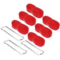 8x16 Meters Size Beach Volleyball Lines Boundary Marking Kit Bright Colors red