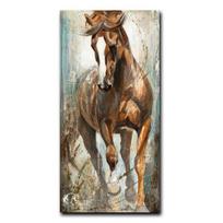Šiuolaikiniai šuoliuojantys žirgai, peizažas, drobė, tapyba, plakatai ir spaudiniai. 50*80cm
