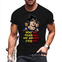 Viršutiniai drabužiai Dragon Ball Z Streetwear Vegeta Vyriški marškinėliai Y2k drabužiai Goku Gym marškinėliai Vyriški trumpomis rankovėmis marškinėliai Anime High Street vasara 2024 m. XXXL black