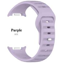 Silicone Strap For Samsung Galaxy Watch 9 40mm 44mm Bracelet Wristband for Galaxy Watch 8 40mm 44mm Classic 46mm Accessories Strap Galaxy Watch 9 40mm 44mm violetinė