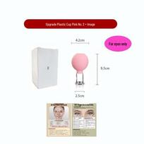 Veido Gua Sha Akių Masažo Vakuuminės Taurės - PVC Rutuliukas white