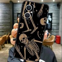 Trippy Skeleton Case For OPPO Reno 8T 7 8 10 11 12 13 Pro 13F 12F OPPO Find X8 Pro X6 X3 X5 Lite Cover Coque For OPPO Find X8 Pro black