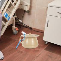 Household Spittoon Bedside Urinal with Lid Toilet Pot for Indoor Travel Bedroom Yellow apricot gray