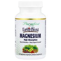 Paradise Herbs Earth's Blend Magnesium Veggie Capsules, 90 Count 90 pcs - 1 ea