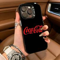 Hot C-Coca Drinks C-Cola Phone Case For iPhone 17,16,15,14,13,12,11 Plus Pro Max Colored Silver Phone Case iPhone16 brown