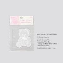 Momo Lace Dream Acrylic Binder & Journal Dividers - Cute Irregular Shape Bookmarks white