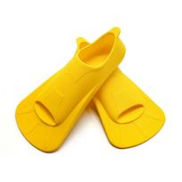 Professional Silicone Short Diving Fins Booster Snorkeling & Swimming Training Equipment Free Diving for Men & Women Duck Fins S(38-40) juoda