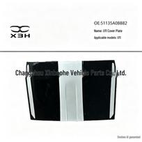 BMW X1 U11 Perlo nikelio pilka priekinė grotelė ABS atsarginė dalis black