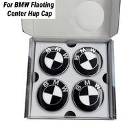 External accessories 56mm/68mm Floating Wheel Center Caps BMW E90 E91 E92 E93 F30 F10 F11 F04 E84 E83 F25 E70 F15 F16 M3 M5M6 nlcr46 4pcs 56mm juoda balta spalva