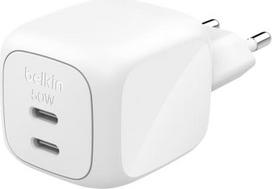 Belkin Charger 50W PD PPS 2xUSB-C GaN white