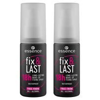 Essence Fix & Last 18H Makeup Fixing Spray 2 pcs gray