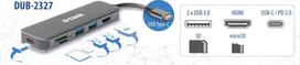 D-Link 6-in-1 USB-C Hub with HDMI/Card Reader/Power Delivery