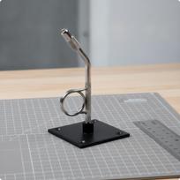 Mini Fly Tying Vise Marine Grade with Metal Base Adjustable beige