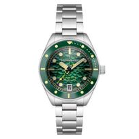Challenger 30 ATM Water Sapphire Green [SPINNAKER] Watch, Automatic, Resistant, Crystal, Dial, SP-5159-22, Men's [Authentic] žalia