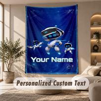 Astro Bot Tapestry, Personalized Custom Text, Wall Hanging Tapestry For Living Room Home Wall Decor 100cmx150cm beige