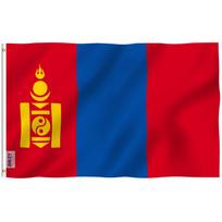 Anley Fly Breeze 3x5 pėdų Mongolijos vėliava - Mongolijos vėliavos Poliesteris 120x180cm