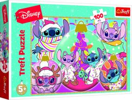 Trefl DISNEY STITCH Dėlionė „Kalėdos“, 100 det.