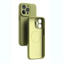Aukštos kokybės prabangus skysto silikono įkroviklio dėklas iPhone 16 15 14 Pro Max magnetinio įkrovimo silikoninis telefono dėklas iPhone 12 13 Pro Max iPhone 16 beige