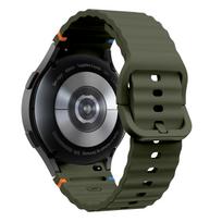 Silikoninė apyrankė skirta Samsung Galaxy Watch 7 FE 6 4 Classic 5 pro 44mm 40mm 43mm 47mm 45mm apyrankė Galaxy Watch6 7 dirželis Galaxy 6 40mm 44mm black