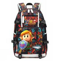 Zelda Zelda Spausdintas Kuprinė Lauko USB Prievadas Didelės Talpos Kelioninė Kuprinė 48*32*15