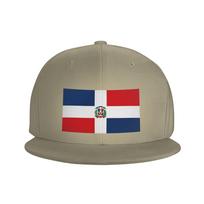 Dominican Republic Flag Baseball Caps Snapback Fashion Baseball Hats Breathable Casual Casquette Outdoor for Unisexs And Womens One Size gray