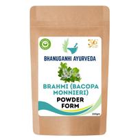 Bhanugandhi Ayurveda Brahmi Powder (Bacopa Monnieri) 100gm | Natural Herbal Powder | Traditional Ayurvedic Ingredient | Fine for Easy Consumption beige