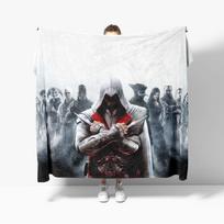 Assassins Antklodės Minkštos Šiltos Flanelinės Creeds Mesti Antklodę Lovos Patalynė Svetainės Namų Sofos 75cmx90cm gray