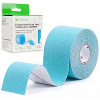 Sporto ir reabilitacijos kinezio juosta (kineziologinis teipas) Habys Standard Elastic 5 cm × 5 m, mėlyna