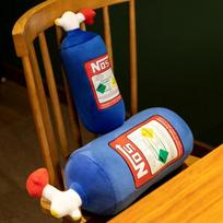 29/45cm Realistiški Azoto cilindrai pliušinė Pagalvė Automobilio Juosmens Modifikuota Asmenybės Pagalvė Minkšta Pagalvėlė Kambario Dekoracija Dovana 30cm mėlyna