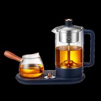 Automatic Multifunctional Teapot with Strainer for Constant Temperature Flower and Ginger Tea 0.8L white